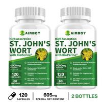Airboy - 6000mg St. John's wort extract supplement - emotional health 120*2