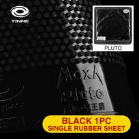 YINHE MOXA PLUTO OX Table Tennis Rubber Pips-out Short Pips Ping Pong Rubber ITTF Approved Table Tennis Rubber 1.5/1.8mm Sponge Black OX black
