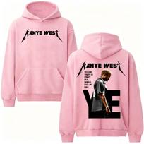 Kanye West Hoodie Telling Truth Is Crazy in A World Full of Lies Sweatshirt Men Women Oversized Hoodies Pullovers M white