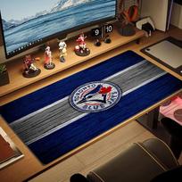 Toronto Blue Jays Color Mouse Pad Large Gaming Table Cushion Non-slip Laptop Tablet Big Mousepad XXL Mat Mini PC Playmat With Lock edge 30cmx60cm(11.8x23.6inch) brown