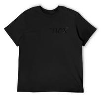 Nox T-shirt paprasti didelio dydžio berniukų balti T-shirt vyrams medvilniniai L black