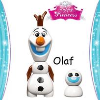 Akcijos!! 4 vnt./rinkinys Mergaitė Princesė Elsa Olafas Anna Kristoff Modeliniai blokeliai Veiksmo figūrėlė Statybiniai kaladėlės Žaislai Vaikams gray