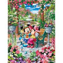 Disney deimantinė tapyba Mikis Mini Sodo pasimatymas tematikos meno tapyba kalnų krištolas 5D mozaika rankų darbo pasidaryk pats kryželiu siuvinėjimas dovana namų dekoravimas Round 50x70cm