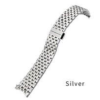 20 mm nerūdijančio plieno laikrodžio apyrankė MiDo BARONCELLI M027 M027.407 M027.408 M027.462 laikrodžiui Sidabrinė Rožinio aukso spalvos dirželis Drugelio sagtimi 20mm for M027 beige