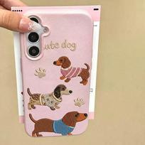 Animacinis katės telefono dėklas, skirtas Samsung A56 A37 A57 A16 A17 A55 A36 A53 A35 A34 A06 A07 A26 S26 Ultra S25 FE S24 Odinis minkštas dangtelis Galaxy A55 5G