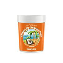 All Purpose Coconut Oil Cleaning Paste 260g Multi Surface Polish and Cleaner Suitable for Household Use and Various Materials one size oranžinė