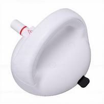 Shower Grab Bar Heavy Duty 418lbs Load Safety Suction Cup Grab Bar Bathtub Handle No Drill Installation Non Slip with white