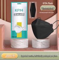 KN95 Vienkartinė kaukė 3D dizaino, Naujo madingo stiliaus, Aukštos kokybės išvaizdos, 4 sluoksnių apsauga, Suaugusiųjų KF94 Fish-mouth type white Independent (94 model) white