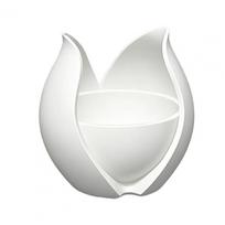 Tulip Flower Shape Planter 3D Printed Decorative Flower Pot Modern Minimalist Container for Home Office Desk Decor balta