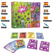 Virusas Ispaniškas Kortų Žaidimas Šeimos vakarėlis Interaktyvus Stalo Žaidimas Užsienio Kalbos Žaidimas Draugams Šeimos Susibūrimui Green 4+Purple 4 combination