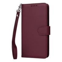 Google Pixel 9A Leather Case: Solid Color, Detachable Magnetic Flip, 2-in-1 Pixel 9A Precisely cut black