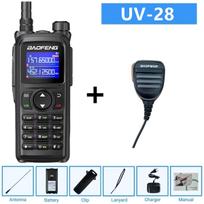 Baofeng UV-28 PRO Max Racija 10W Daugiajuostė Belaidžio Dažnio Kopijavimo Ilgo Nuotolio Imtuvas C Tipo AM Dvipusis Nešiojamas Radijo Imtuvas US