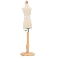 Balta Platforminė Siuvimo Suknelės Manekenas Medinis Siuvėjo Suknelės Manekenas Moteriškas Manekenas Drabužių Vitrina 1 x Doll Dress Form white