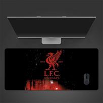 Liverpool Mouse Pad, Large Gaming Desk Mat, Non-slip XXL Mousepad for Laptop & Tablet, Mini PC Playmat with Stitched Edges 30cmx60cm(11.8x23.6inch) gray