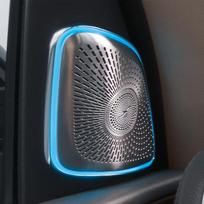 64 Color Tweeter Cover With LED Ambient Lighting Replacement for Mercedes‑Benz GLE GLS‑Class W167 X167 2020 Onwards gray