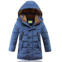 Madingas žiemos ančių pūkų striukė berniukui vaikams nešioti parka drabužiai drabužiai sutirštintas su gobtuvu palto drabužiai 120cm black