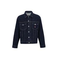 Calvin Klein Tiger Embroidered Denim Jacket Men Jackets Dark-Blue J319942-1BJ M black