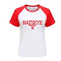 5351 Kids Girls KATSEYE Print Raglan Multi-color T-Shirt 130cm raudona