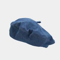 2025 Beret Hat Denim Newsboy Cap French Style Painter Hat Solid Color Casual Artistic Japanese Minimalist Urban Street Fashion XS（old） gray