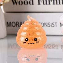 Naujiena minkštas kakutis streso kamuoliukas Squishies žaislai Blizgantis juokingas tampomas suspaudžiamas Fidget žaislas suaugusiems Kovo 1-osios pokštas dovana orange