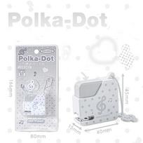 Portable With 40pcs No.10 Staples Mini Stapler Lightweight Polka Dot Bookbinding Machine Manual Binding Tool balta