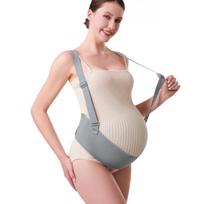 Maternity Support Belt U Shaped Abdominal Binder Breathable Pregnancy Back Support for Women L pilka