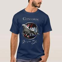 Concorde FrancoBritish Supersonic Airliner TShirt 100 Cotton ONeck Short Sleeve Casual Mens Tshirt Size S3XL 4XL blue
