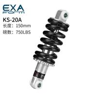 150mm 160mm 155mm Spring Shock Absorber Exa Form Mtb Rear Coil Suspension Compression Shock For Scooter Mountain Electric Bike 258 150MM 750P black
