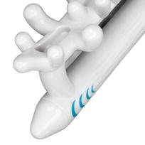 Manual Massage Tool Handheld Manual Massager for Neck Shoulders Calves Whole Body Use white