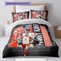 Harry Kane GOAT Bedding Quilt Set Quilt Cover Pillowcase Home Decoration Birthday Gift (1 * duvet cover + 2 * pillowcase, without core) 140x200cm