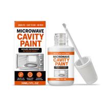 Microwave oven liner repair paint suitable for cavity film forming stable household construction fit base repair paint white