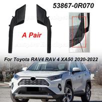 For Toyota RAV4 RAV 4 XA50 2020-2022 53867-0R070 Car Front Windshield Wrap Corner Trim Wiper Cowl Side Trim Cover A Pair LHD China Mainland gray