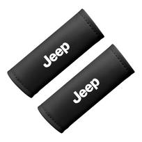 2 vnt. odinės automobilio durų porankių dangteliai, stogo rankenėlių apdangalai Jeep Grand Cherokee Wrangler JK Gladiator Compass Renegade Wagoneer black