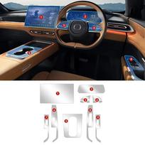 For MAZDA EZ-6 2025 PPF Protection Film Car Accessories Interior TPU GPS Navigation Gear Panel Center Console Transparent right driver seat