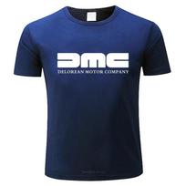 100% Medvilnės Marškinėliai Vyriški Trumpomis Rankovėmis DMC DeLorean - Vyriški Marškinėliai Atgal į Ateitį Filmo Mados Marškinėliai Vyriški Vasariniai Viršutiniai Drabužiai 3XL blue