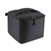 Camping Gas Canister Storage Bag Portables Fuels Cylinder Protective Case for Outdoor Cooking and Travel L black