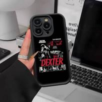 Filmo D-Dexter telefono dėklas, skirtas iPhone 17 16 15 14 13 12 11 Pro Max Plus Mini, laimės apsauginis dėklas iPhone 17pro max