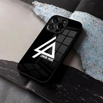 L-LinkinS Rock P-Park Telefonų dėklas Grūdintas stiklas IPhone 16 13 14 12 15 11 Pro Max Plus Mini X XR SE2020 Coque iPhone 16e gray