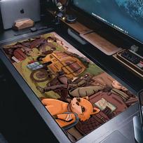 Project Zomboid pelės kilimėlis Kompiuterio didelis žaidimų pelės kilimėlis PC žaidėjo pelės kilimėlis XXL nešiojamojo kompiuterio pelės kilimėlis Klaviatūros kilimėlis E-sporto stalo kilimėlis 40cmx90cm(15.7x35.4inch)
