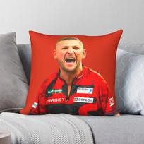 Nathan Aspinall Darts Kvadratinė Pagalvės Užvalkalas Poliesterio Lino Aksomo Kūrybinis Užtrauktuko Dekoras Namų Pagalvės Dangalas 30X30CM red