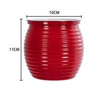 Double Layer Self-Watering Plant Pots Automatic Water-Absorbing Lazy Plant Pots Flower Vase Red