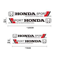 Car Stickers Vinyl Film Auto Decoration Decals DIY Sports Styling Car Tuning Accessories For Honda Civic Accord Jazz Fit CRV JS1 75x10cm