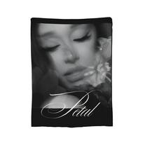 Arianas Grandes Petal  Blanket Fleece All Season  Breathable Lightweight Thin Throw Blanket for Sofa Car Bedspread 130cmx150cm