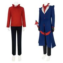 Helluva Boss Blitzo Cosplay Costume, Helluva Boss Anime Halloween Role Play Performance Outfit M red
