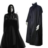 Helovino Cosplay: Profesoriaus Sneipo kostiumas—Pilnas komplektas, įskaitant apatinius ir apsiaustą L black
