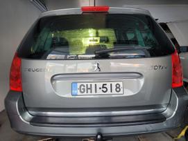 Peugeot 307 SW Universalas - CHROME JUOSTA GALINĖS DURELĖS Tiuningas 4