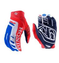 Gas New Outdoor Cross-Country Motorcycle Mountain Bike Red and Blue Gloves Wear-Resistant Breathable Frisbee Gloves M