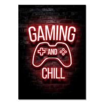 Žaidimų kambario dekoracija Plakatas Sienų menas Vaizdo žaidimų drobės tapyba Žaidimų kambario dekoras Paveikslas žaidėjų berniuko miegamajam Spaudiniai Dekoravimas 30x45cm brown