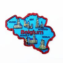 Pasaulio Šalys Kūrybiški Šaldytuvo Magnetukai Atminimo Derva 3D Lipdukai Turkija Tailandas Italija Nyderlandai Belgija Šaldytuvo Magnetukai