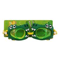 Kids AntiUV Swim Goggles Cartoon AntiFogs Toddlers Swim Glasses Adjustable Waterproofs Swimming Glasses for Boy Girls green